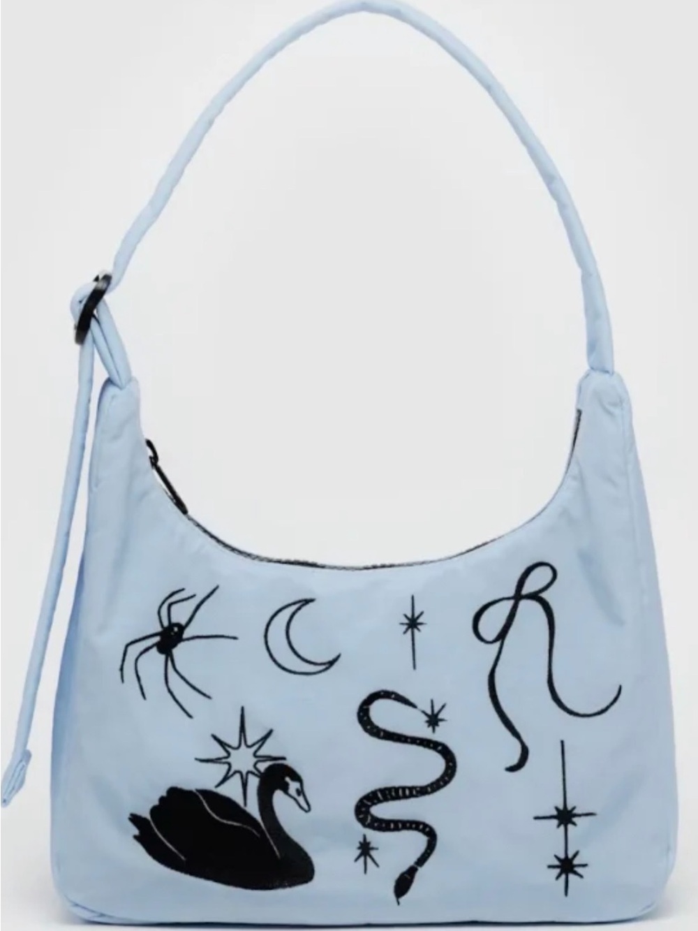 Mini Nylon Shoulder Bag - Embroidered Ballet Icons BAGGU